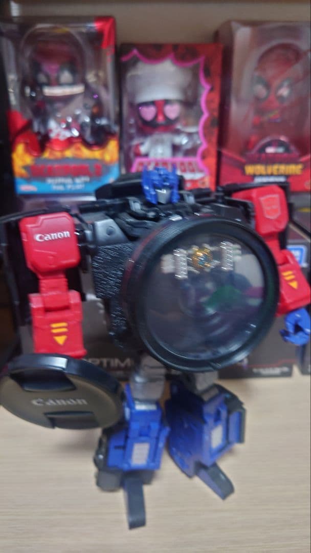 canonトランスフォーマー2体セットで。開封品美品