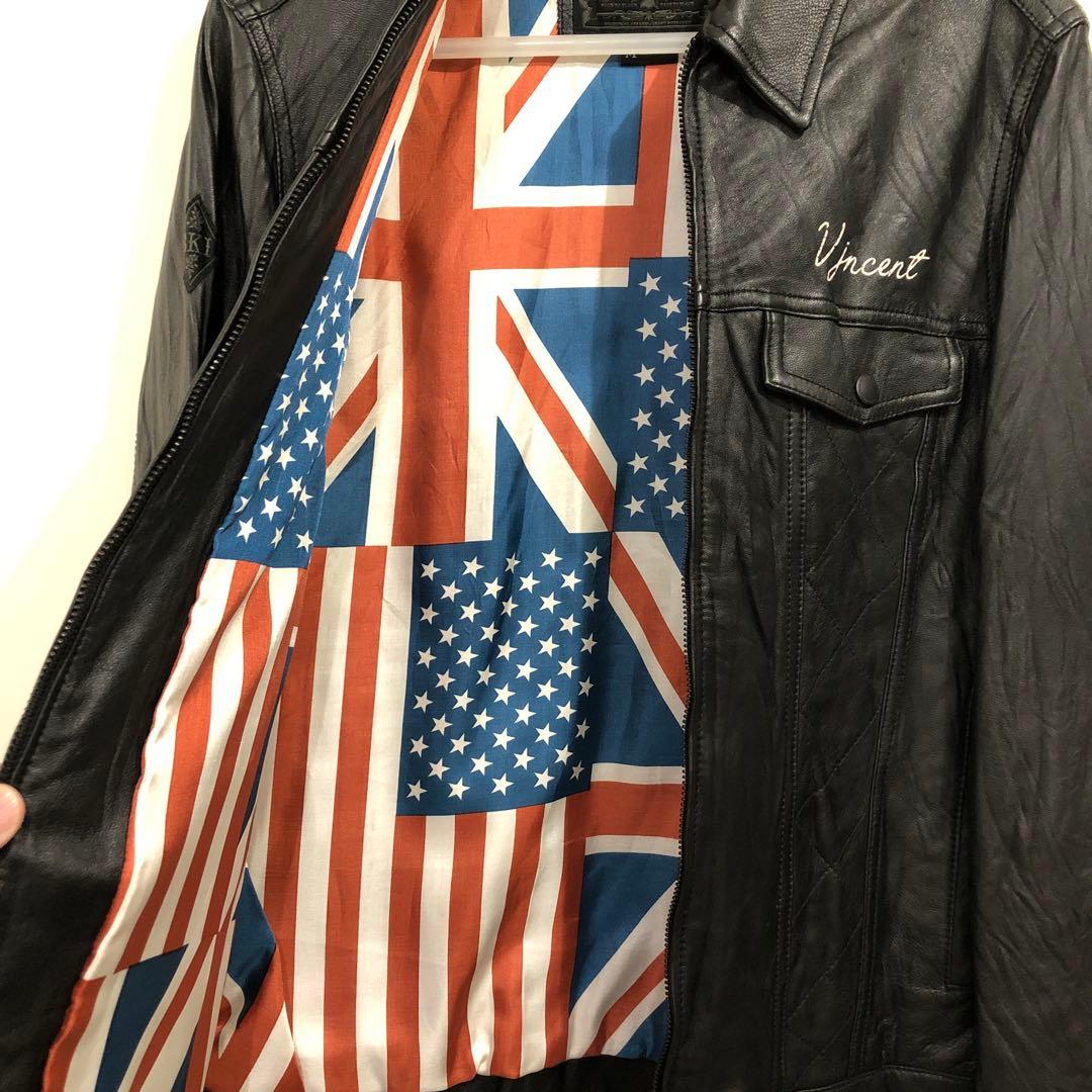 NEIGHBORHOOD VINCENT ブラックレザージャケット M
