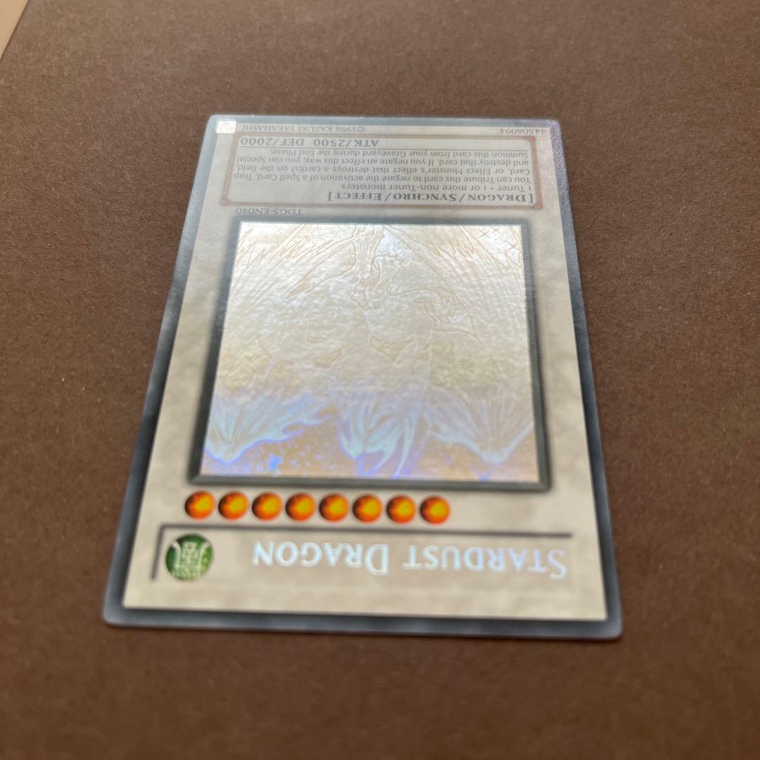 遊戯王 スターダスト・ドラゴン 英語 北米 アンリミ ゴースト ホロ TDGS