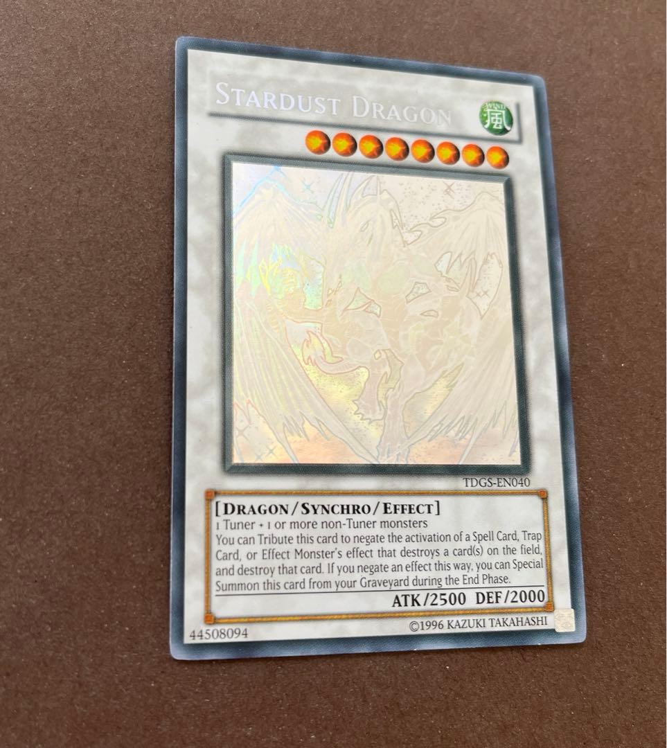遊戯王 スターダスト・ドラゴン 英語 北米 アンリミ ゴースト ホロ TDGS