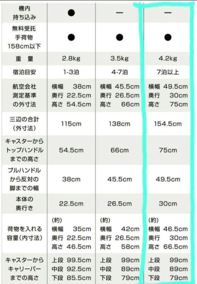 スーツケース L