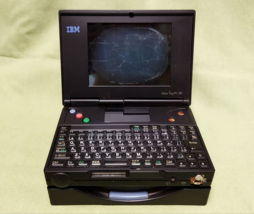 JUNK IBM palmtop PC110 ウルトラマンPC ポトリ付き