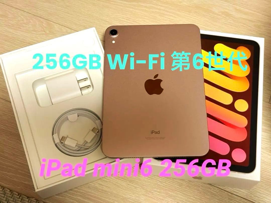 iPad mini 6 256GB Wi-Fiモデル（ガラスに少しヒビ有り）