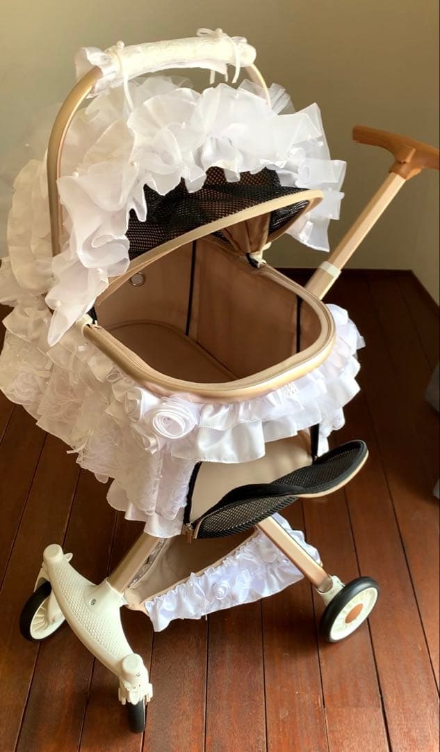 【限定1点】完全一点物 ラグジュアリー ドッグカート