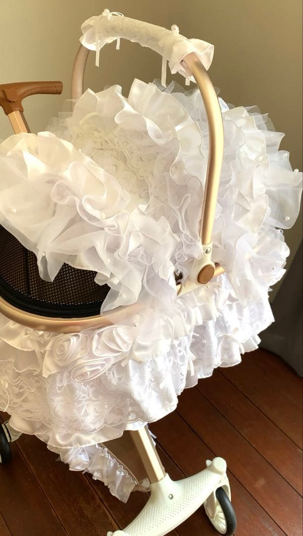 【限定1点】完全一点物 ラグジュアリー ドッグカート