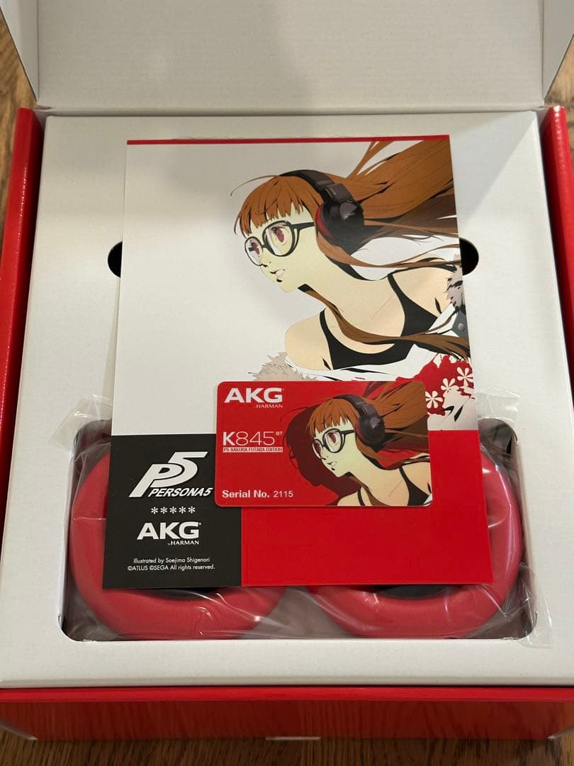 ペルソナ5 佐倉双葉 受注生産AKG K845 BT ワイヤレスヘッドホン