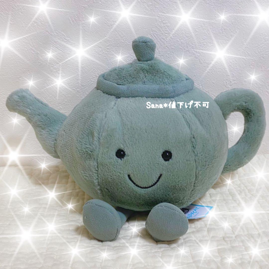 廃盤　新品　ジェリーキャット　ティーポット　ぬいぐるみ　食器　teapot