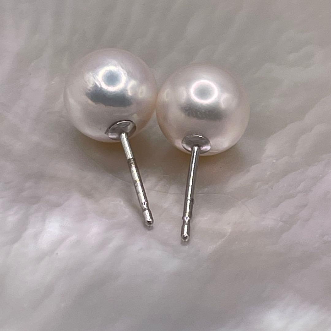 あこや真珠　ピアス　本真珠　バックパールキャッチ