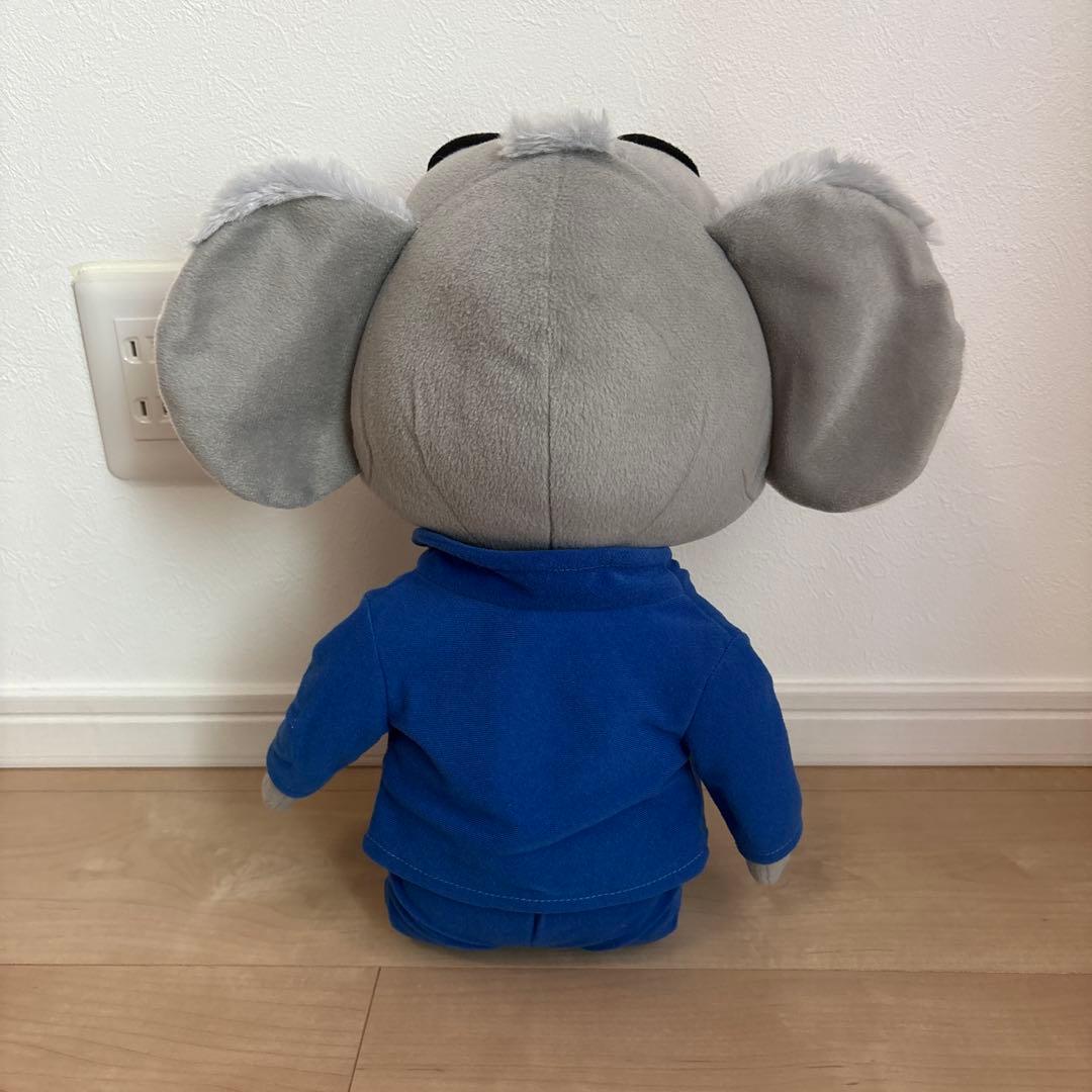 青いスーツのコアラぬいぐるみ 約30cm