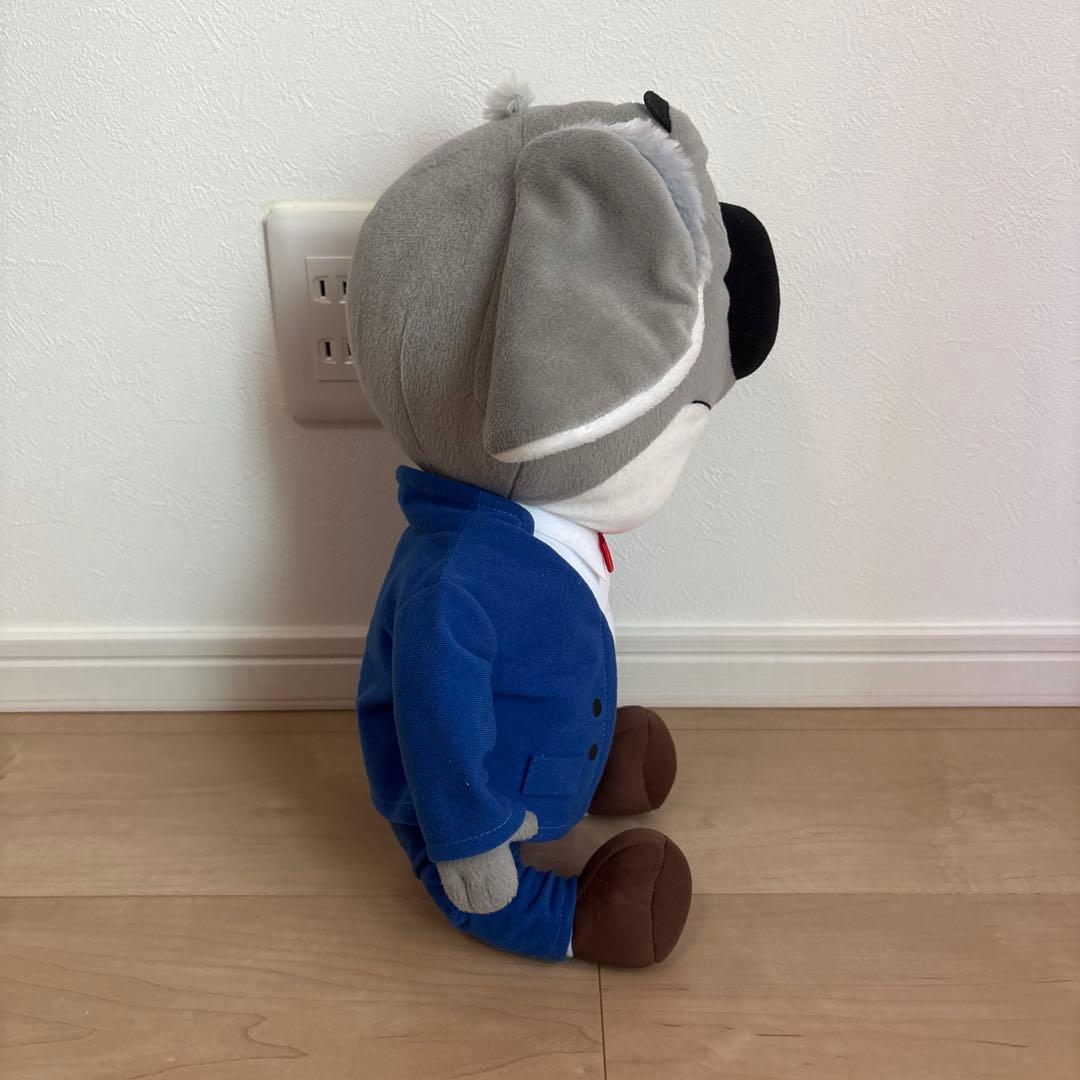 青いスーツのコアラぬいぐるみ 約30cm