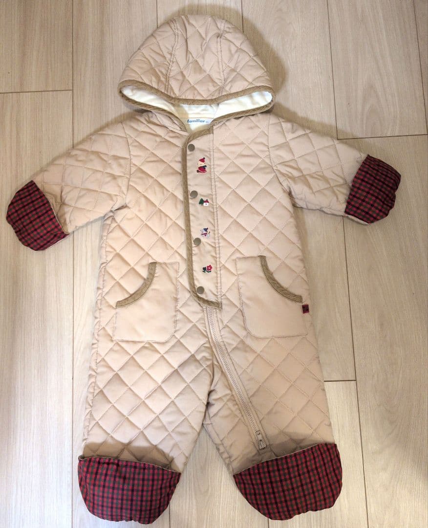 ファミリア　 ジャンプスーツ　アウター80サイズ