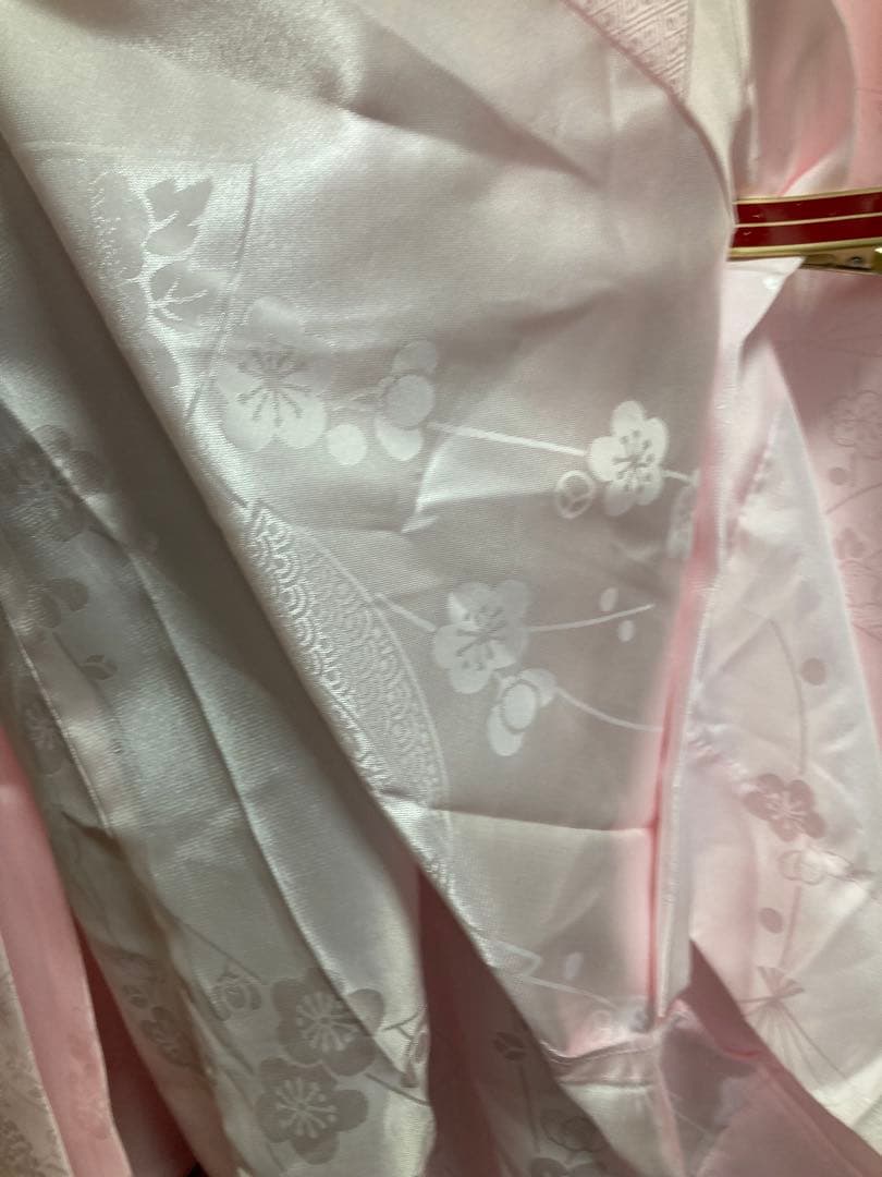 洗える　振袖　ポリエステル　H.L グレイッシュパープル　衣紋抜付き長襦袢