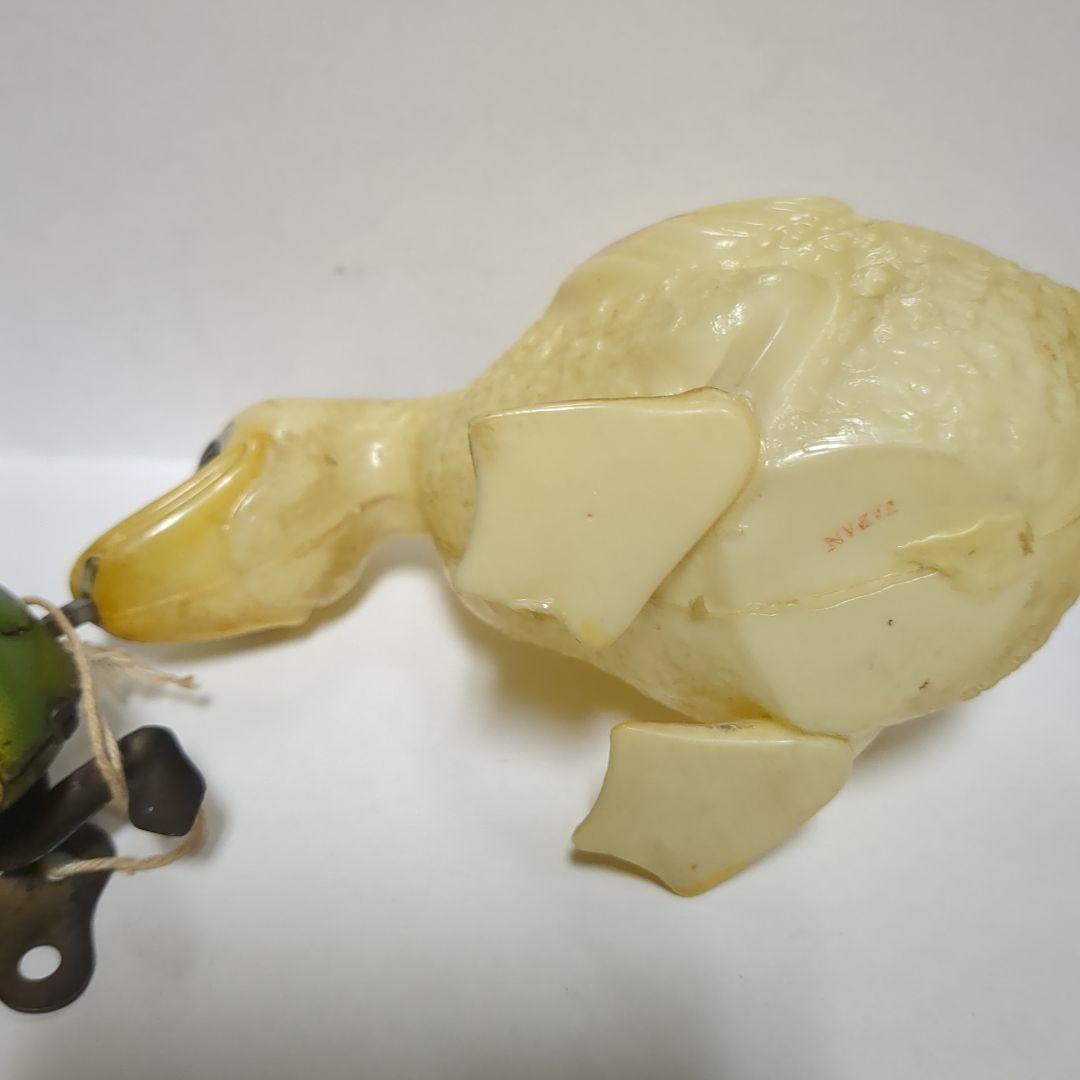 ブリキ玩具　セルロイド　カエルとアヒル