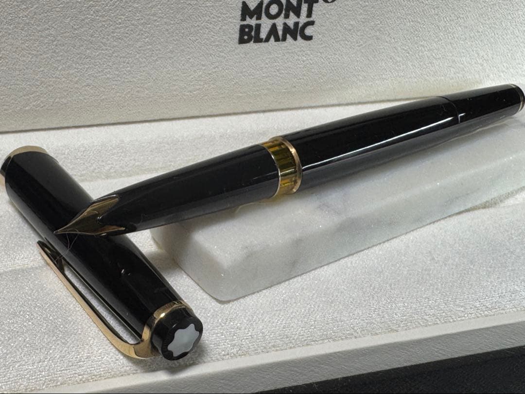 【美品】モンブラン万年筆 No12 1960s ブラック F 18K