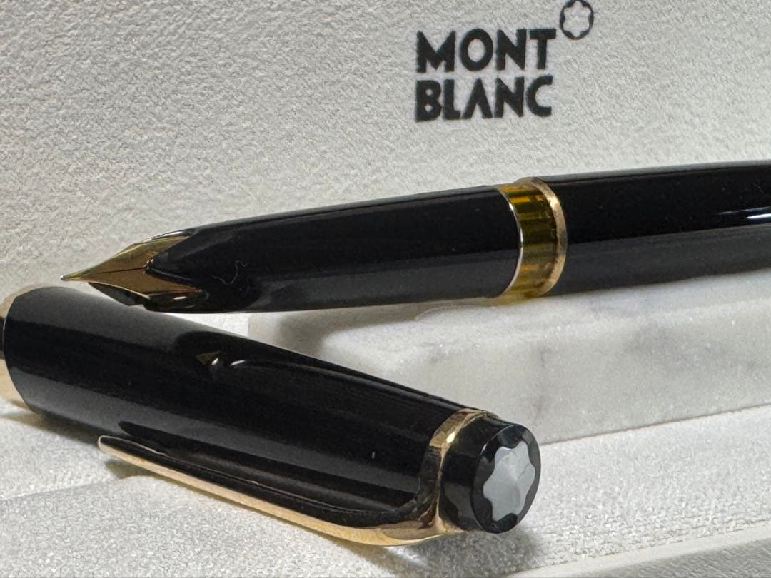 【美品】モンブラン万年筆 No12 1960s ブラック F 18K