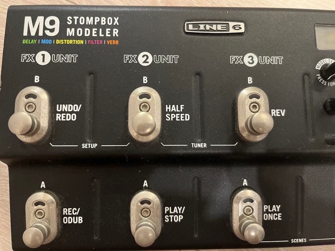LINE 6 M9 Stompbox Modeler (若干不具合あり)