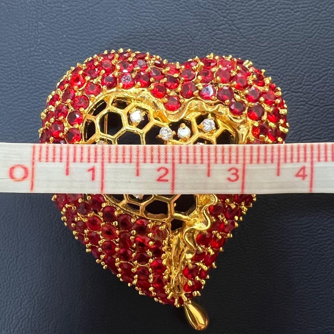 未使用DALI JOIES ハートブローチ♡サルバドールダリ レプリカ　希少