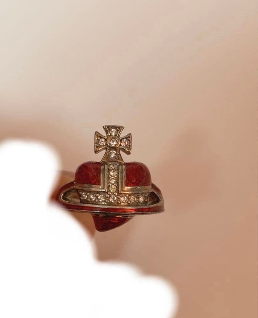 【保証書つき】Vivienne Westwood Diamante heart