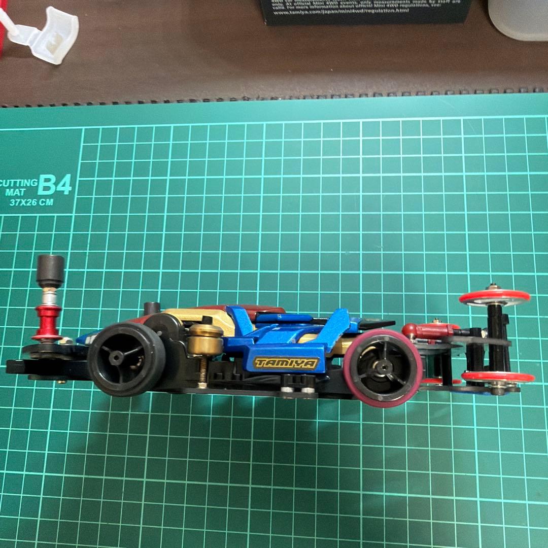 タミヤ ミニ四駆　マッハフレーム　カーボンパーツ多数