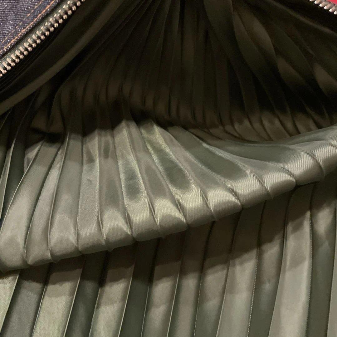 Sacai 21SS×A.P.C. サイドジッププリーツデニムスカート