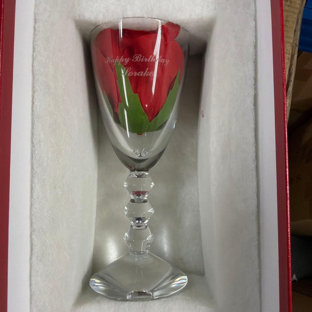 Baccarat バースデーグラス チューリップデザイン