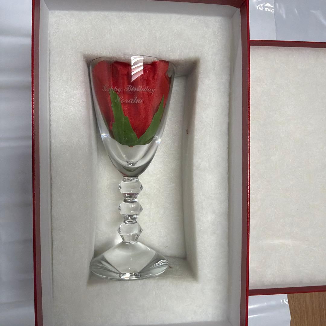 Baccarat バースデーグラス チューリップデザイン