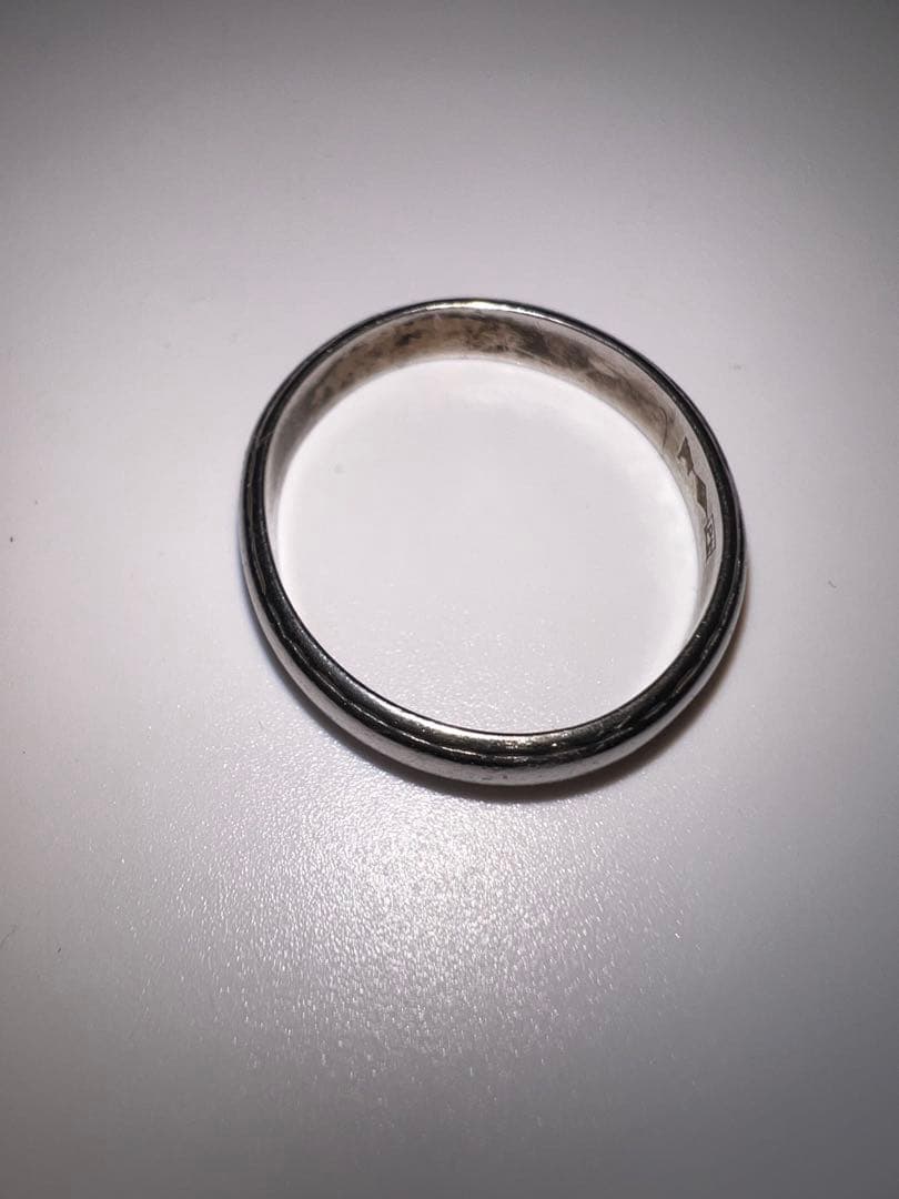 指輪 リング 遺品整理　Pt プラチナ　約3.4グラム　サイズ約10号