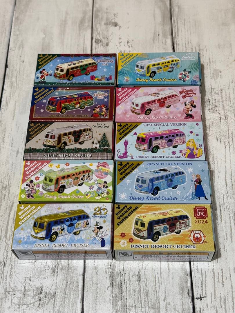 ディズニー　トミカ リゾートクルーザー　10点セット