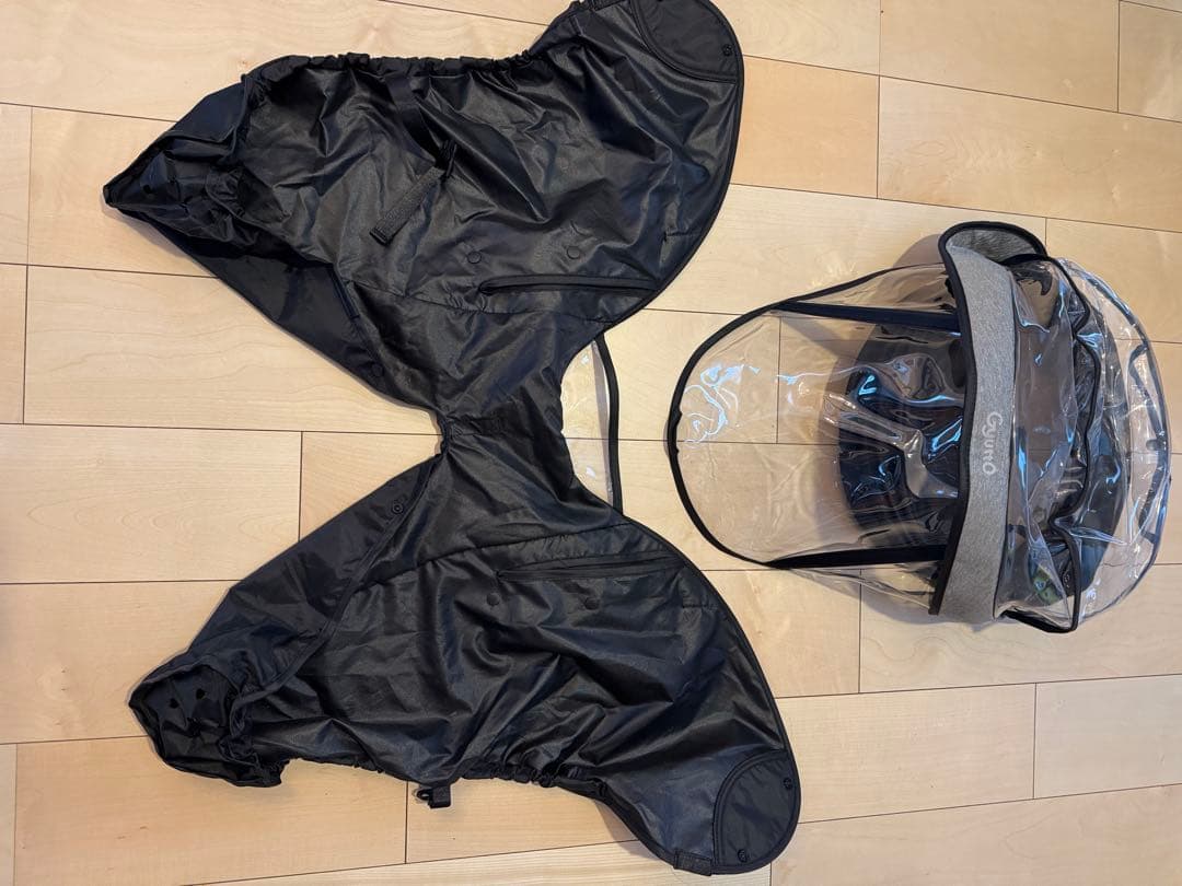 ギュットクルームフロントチャイルドシート NCD490SレインカバーNAR194