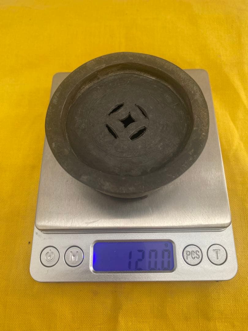 茶道具 唐物 錫 建水 煎茶道具 旧家蔵出