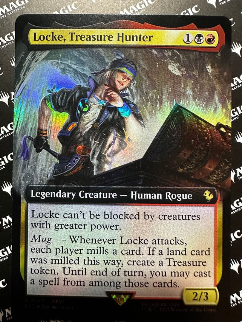 トレジャーハンター、ロック　拡張　英語foil 1枚