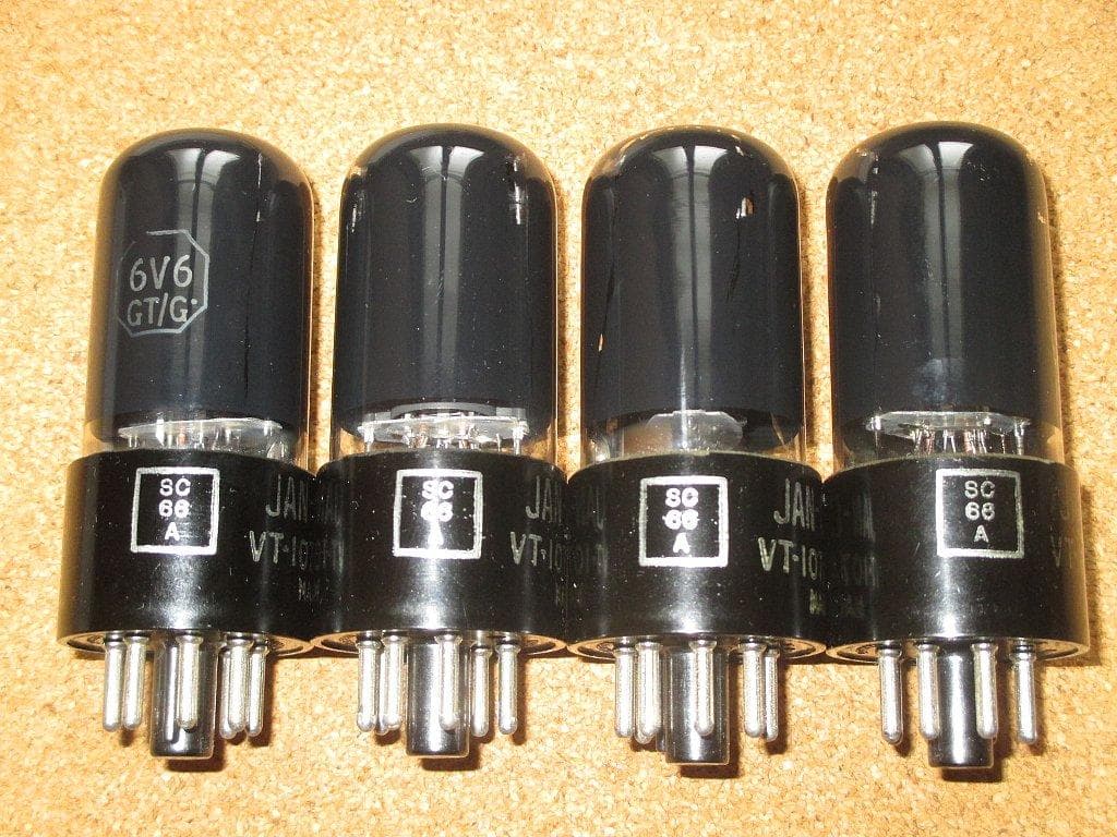 Tung-Sol JAN CTL6V6GT/G VT107A 真空管 4本セット