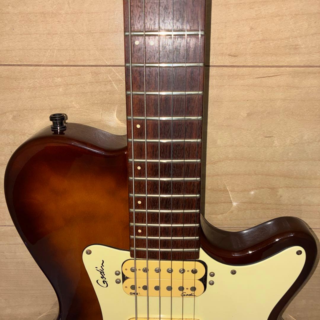 希少！！godin solidac ゴダンソリダック　ピエゾ内蔵 エレキギター