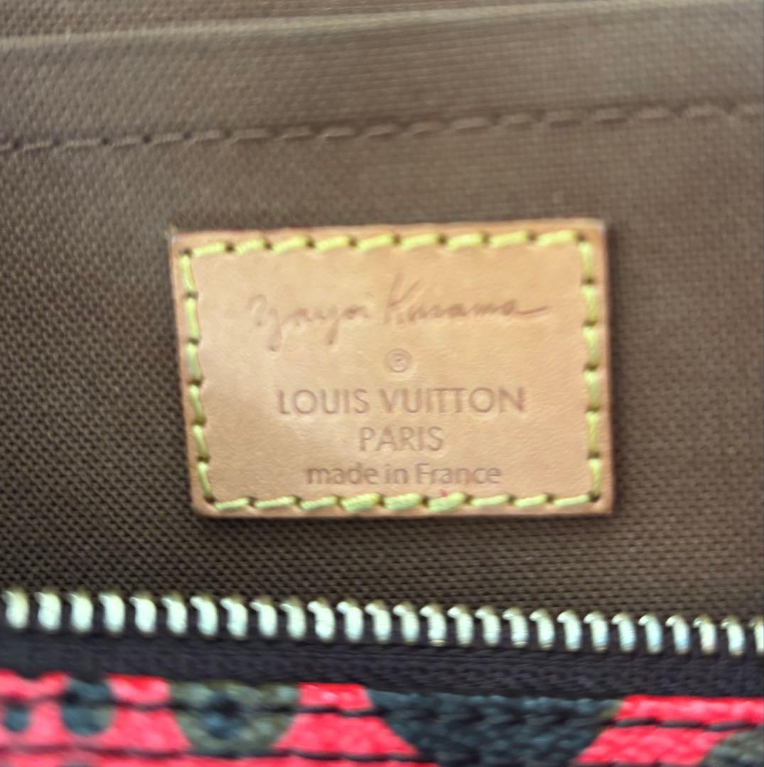 《美品)LOUIS VUITTON パピヨン 草間彌生　パンプキンドット