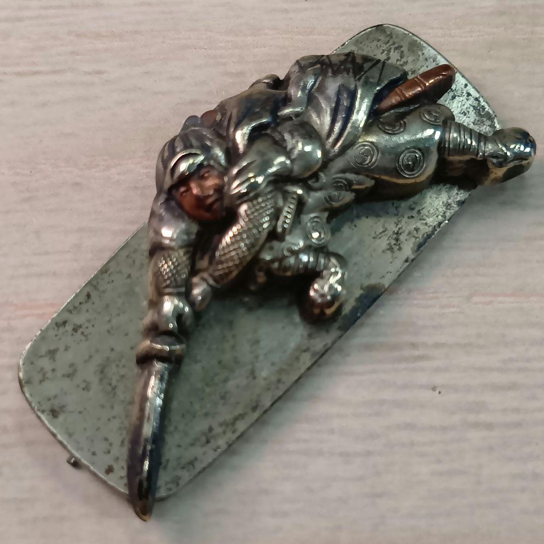 煙草入れ／超絶技巧前金具／赤穂浪士討ち入り図／在銘あり