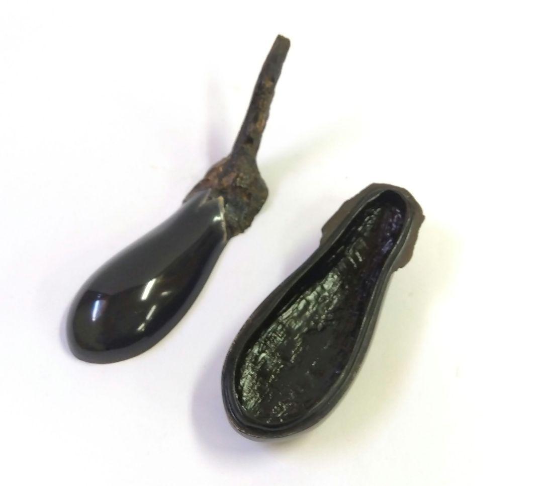 茶道具 香合 乾漆 茄子 二代 田中健智 新品