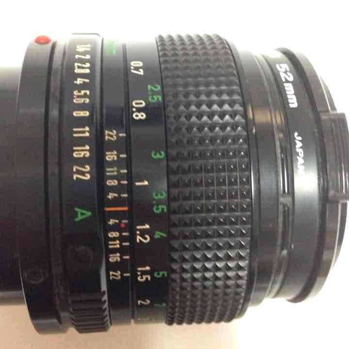 一眼レフレンズ、canon fd 50mm