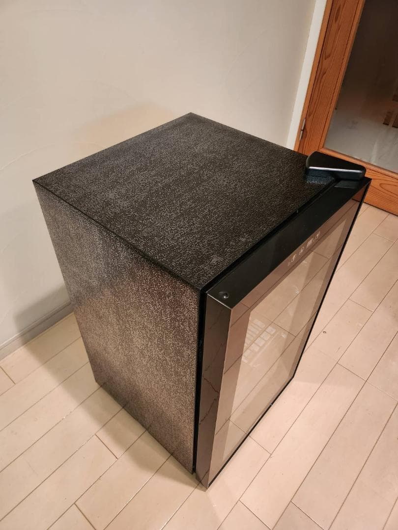 冷蔵庫 75L 透明ガラスドア オフィス冷蔵庫 展示用 静音 右開き