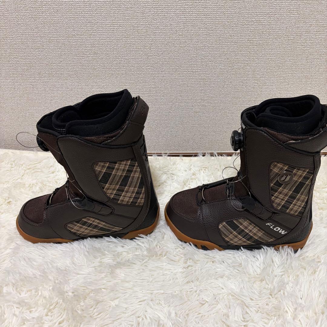 極美品 FLOW RIVAL スノーボード ブーツ BOA チェック柄 25cm