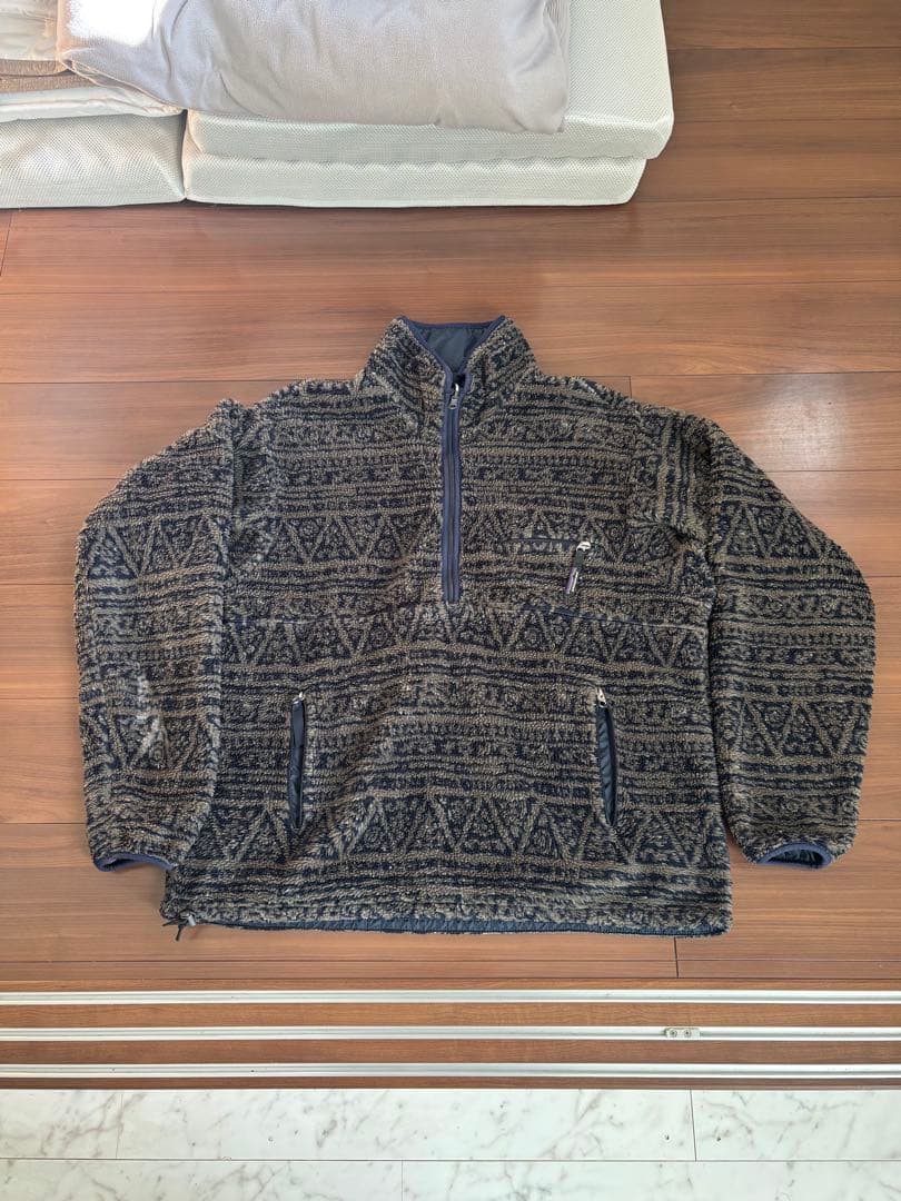 90s Patagonia グリセードジャケット サラサ柄