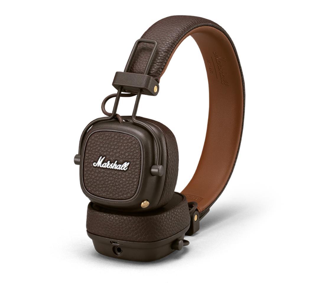Marshall Major III ワイヤレス ヘッドホン (BROWN)