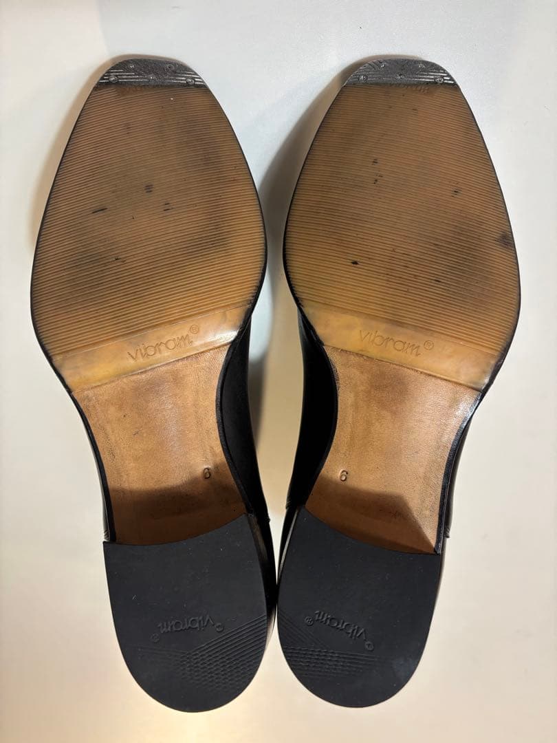 WH ダブルエイチ　サイドゴアブーツ　ブラック　6