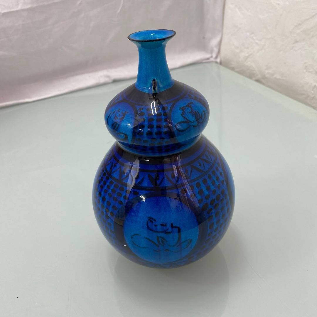 ☆太祖窯　木村芳郎　青釉　花瓶☆