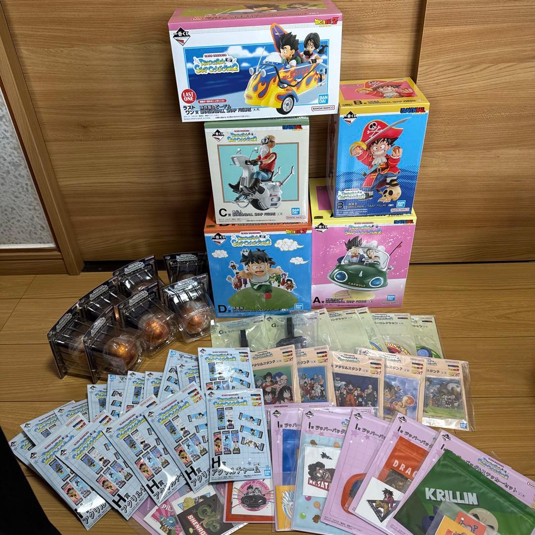 一番くじ　ドラゴンボール　スナップコレクション２　セミコンプセット＋おまけ付き