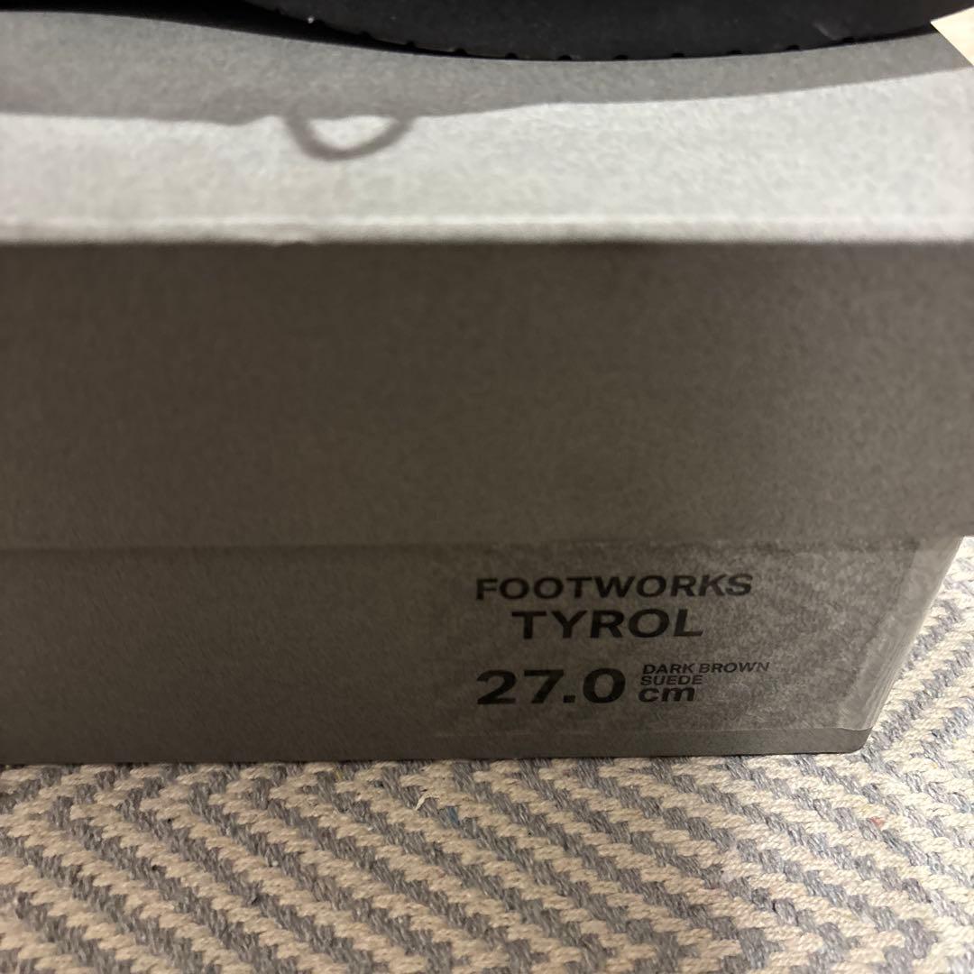 FOOTWORKS | TYROL チロリアンシューズ　ダークブラウン　27cm
