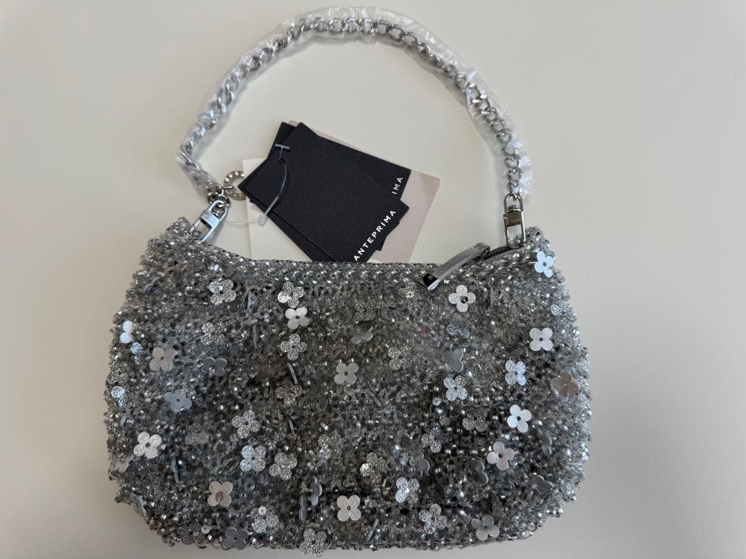 ANTEPRIMA シルバービーズパーティーバッグ