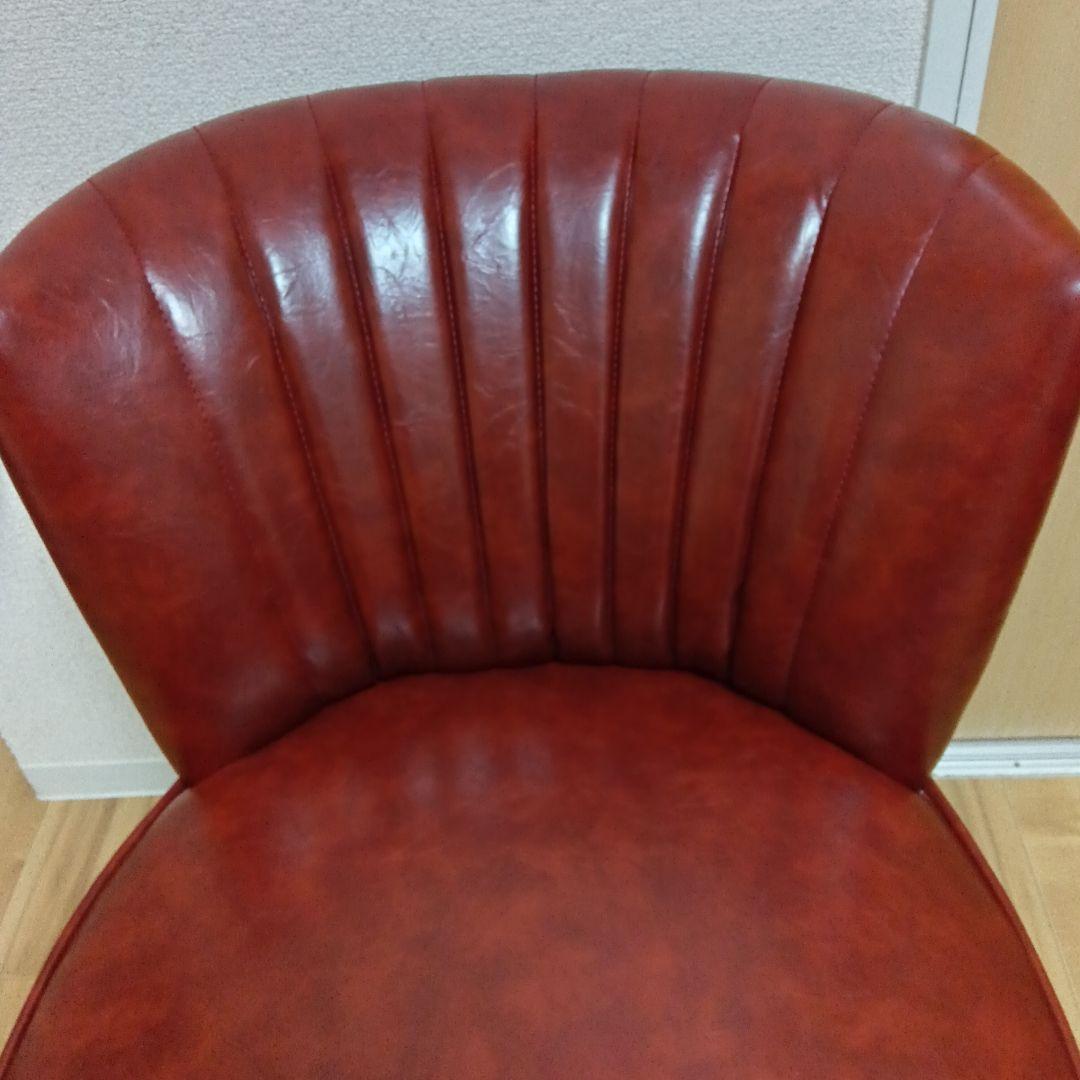 に*こ様 ダークレッド　1人掛け　アンティーク　高級感　イス　チェア