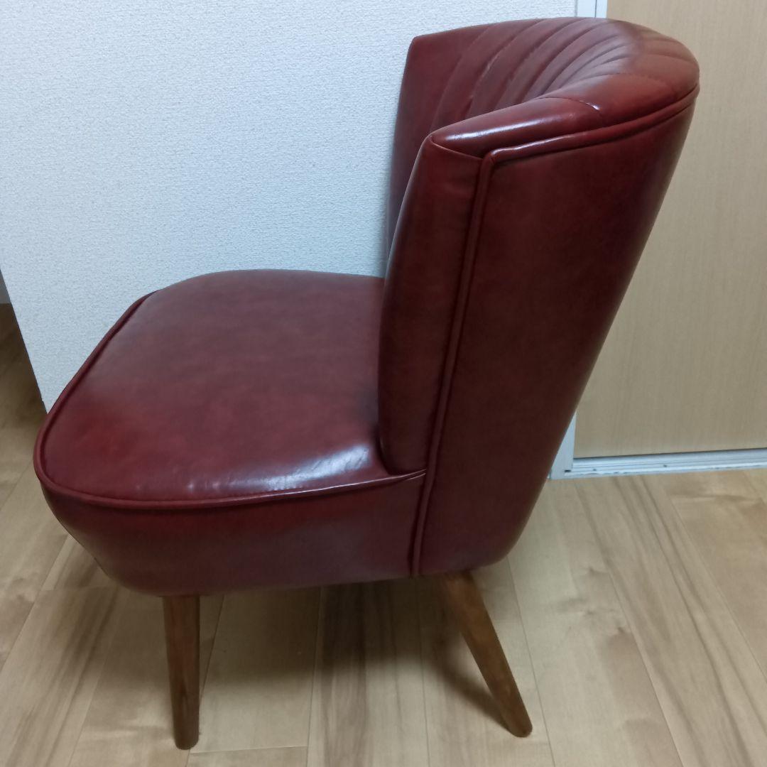 に*こ様 ダークレッド　1人掛け　アンティーク　高級感　イス　チェア