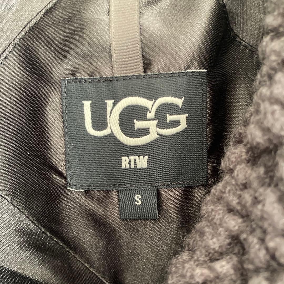 【美品】UGG　テディベアコート　インクブラック