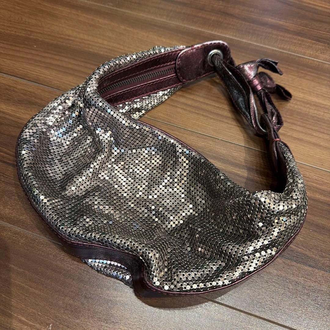 クロエ　Chloe メタリック　パーティバッグ